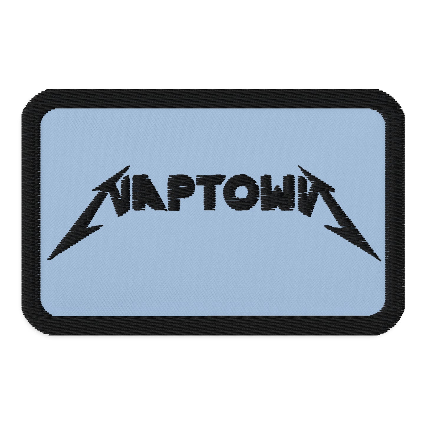 NAPTOWN Embroidered Patch 3.5"x2.25" - Black Font
