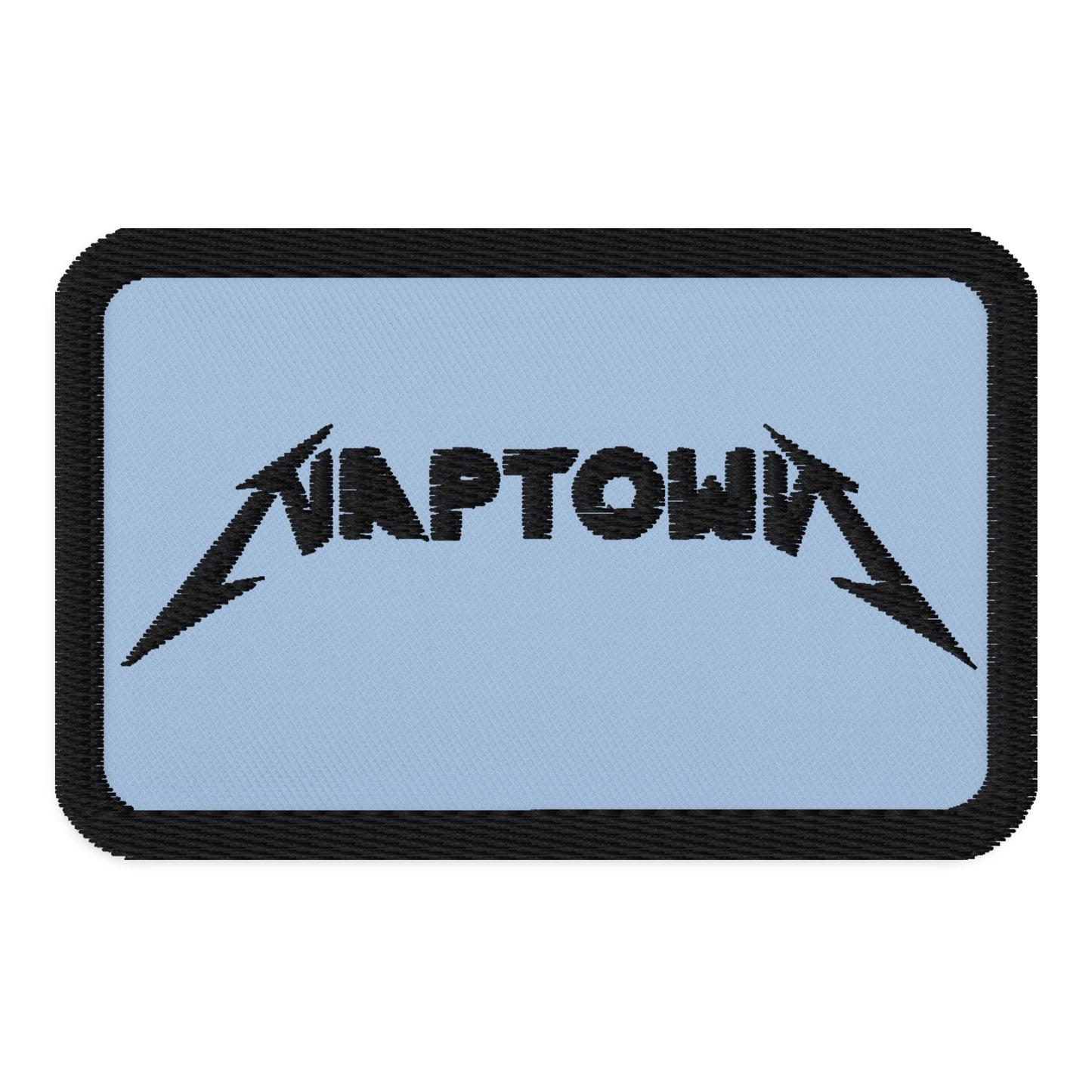 NAPTOWN Embroidered Patch 3.5"x2.25" - Black Font